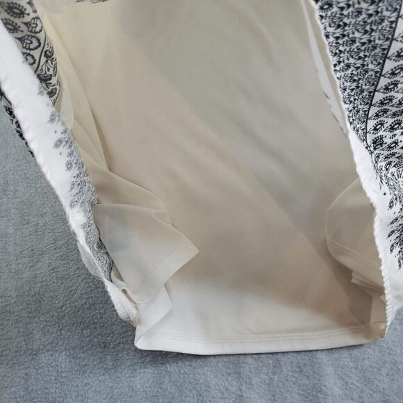 Old Navy Dress Womens Large White Back Shift Sleeveless V-neck Cutout Above Knee - Picture 6 of 9